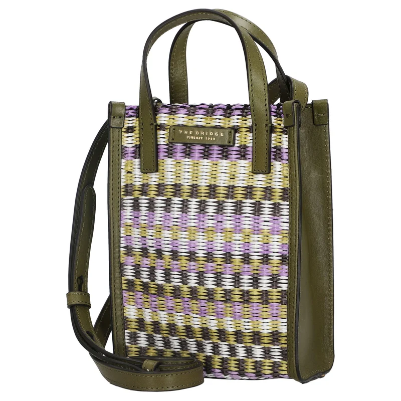 The Bridge Mirra Wow - Shopper 21 cm (verde/lilla/black)