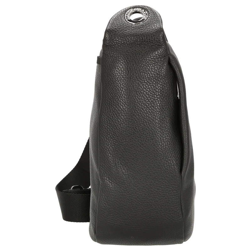 Mandarina Duck Mellow Leather - Umhängetasche 34 cm (nero)