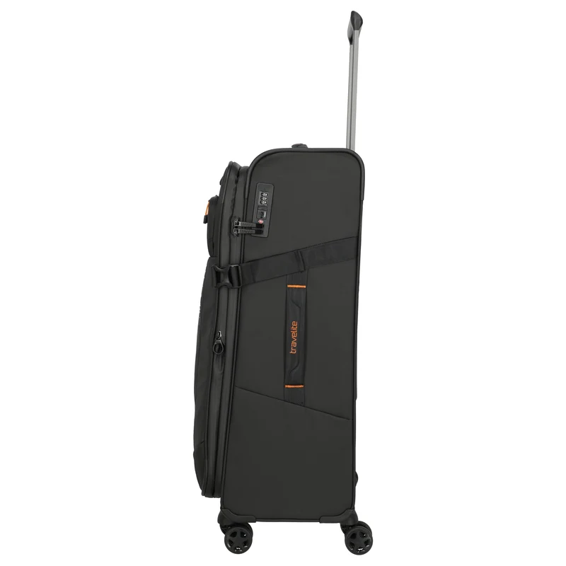 Travelite Briize - 4-Rollen-Trolley L 78 cm erw. (schwarz)