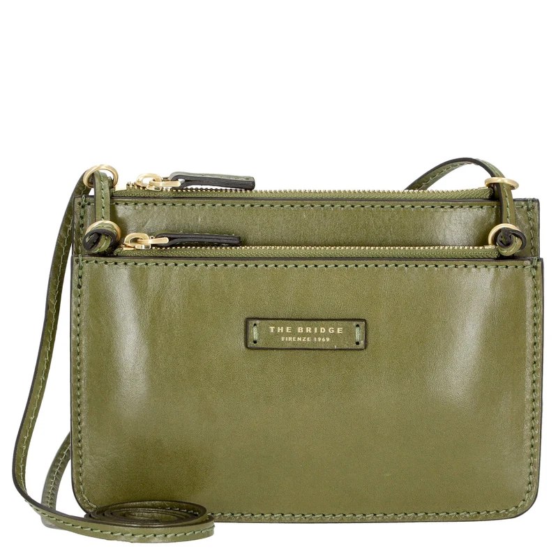 The Bridge Rustici - Schultertasche 21 cm (verde fico)