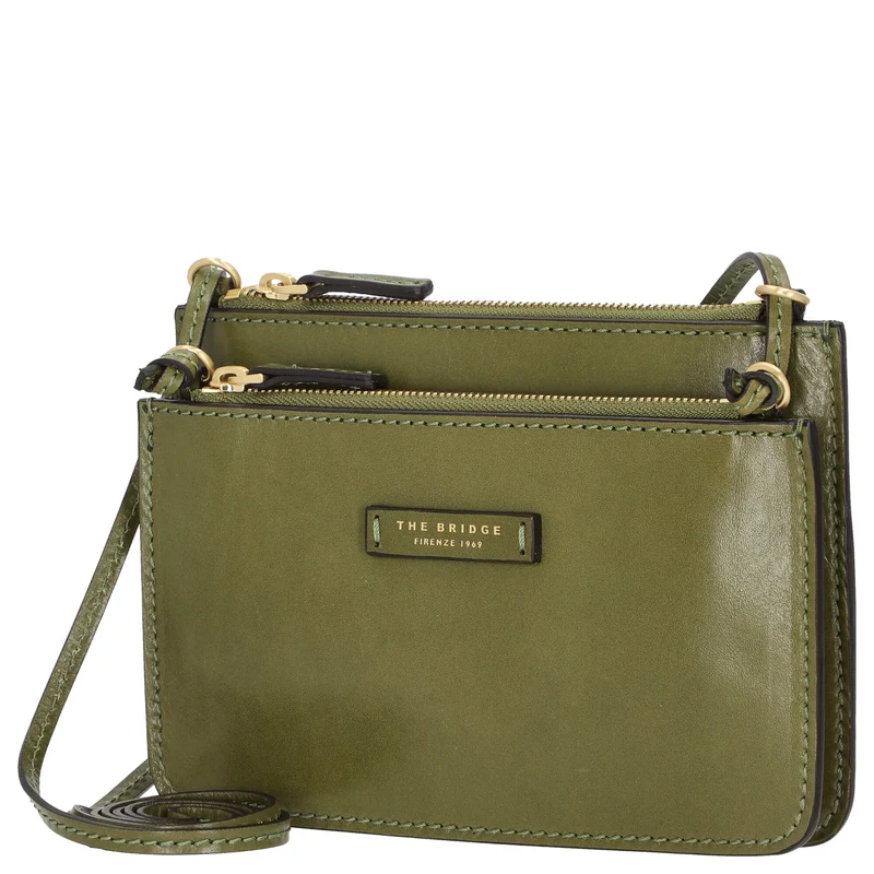 The Bridge Rustici - Schultertasche 21 cm (verde fico)