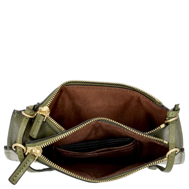 The Bridge Rustici - Schultertasche 21 cm (verde fico)