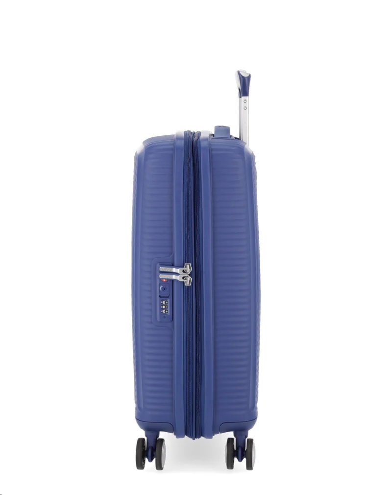 AMERICAN TOURISTER – Handgepäck - erweiterbarer Hartschalenkoffer 55cm SOUNDBOX