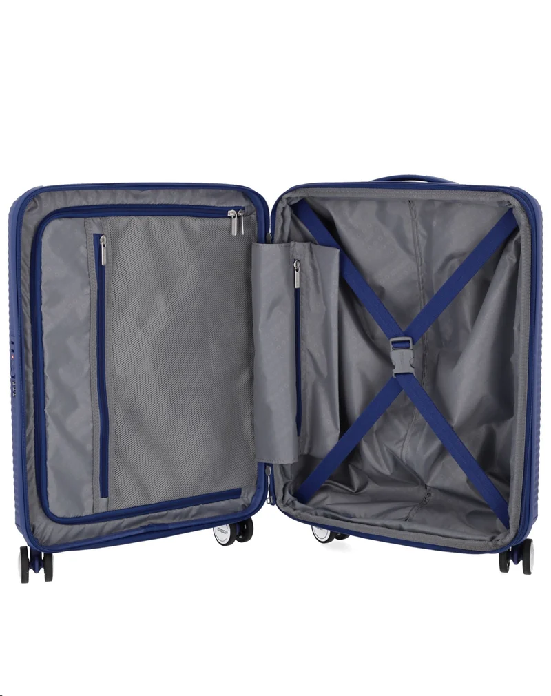 AMERICAN TOURISTER – Handgepäck - erweiterbarer Hartschalenkoffer 55cm SOUNDBOX