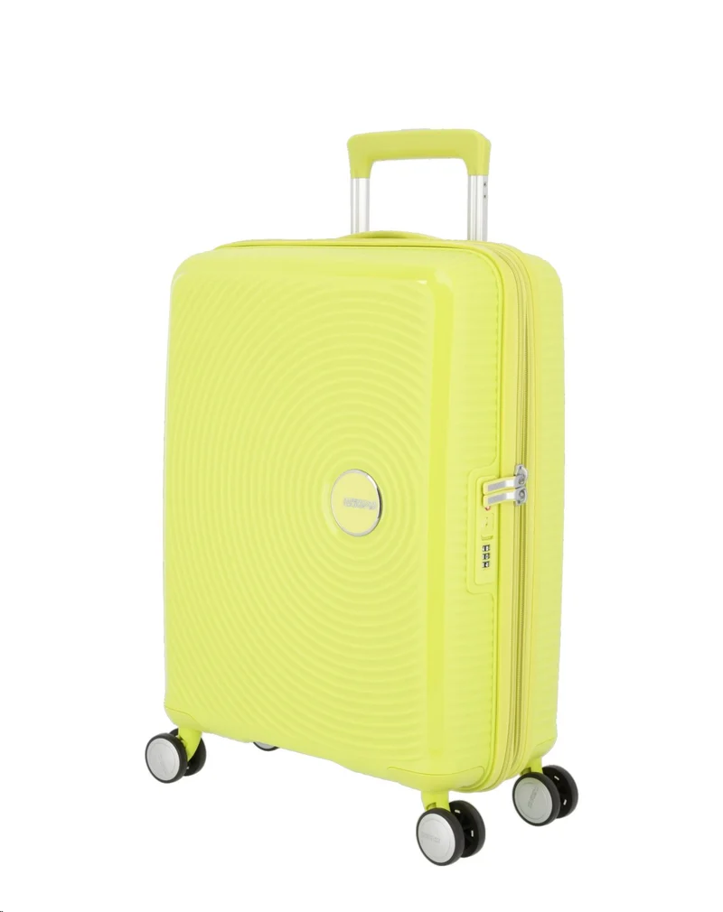 AMERICAN TOURISTER – Handgepäck - erweiterbarer Hartschalenkoffer 55cm SOUNDBOX