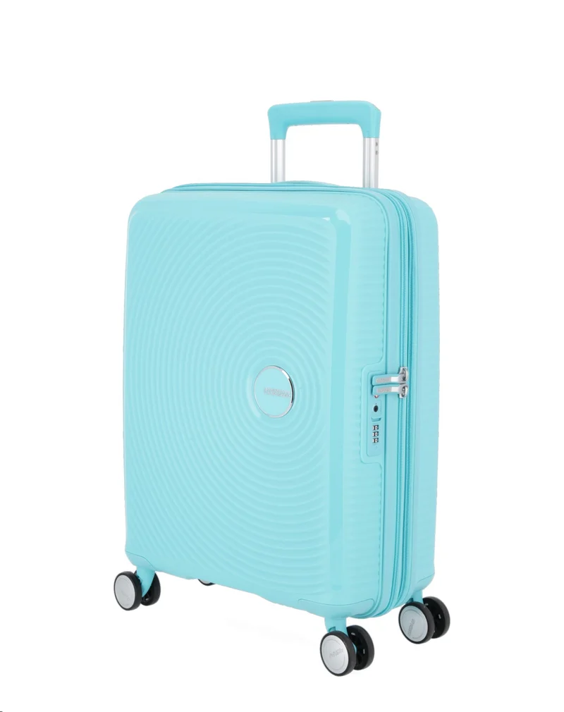 AMERICAN TOURISTER – Handgepäck - erweiterbarer Hartschalenkoffer 55cm SOUNDBOX