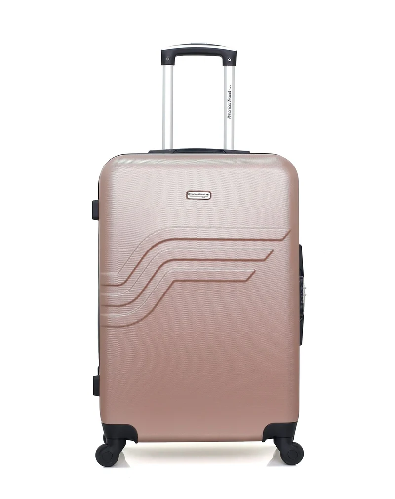 AMERICAN TRAVEL – 3er-Pack – Großer Koffer QUEENS, mittelgroßer Koffer QUEENS und Handgepäck XXS BUDAPEST