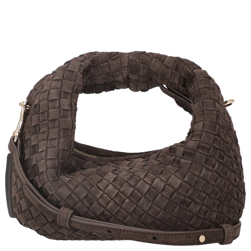 Les Visionnaires Greta Micro Weave Cozy - Umhängetasche 20 cm (dark brown)