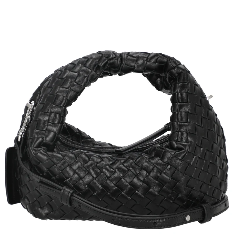 Les Visionnaires Greta Micro Weave Glossy - Henkeltasche (black)