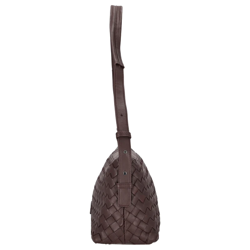 Les Visionnaires Marie Baguette Weave Silky - Schultertasche 38.5 cm (aubergine)
