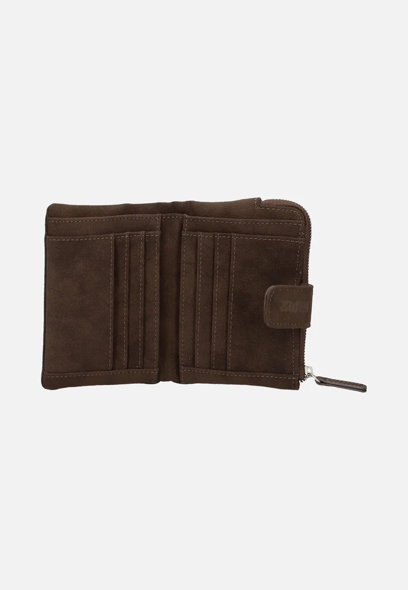 M.Wallet MW5 Nubuk/Espresso - Portemonnaie