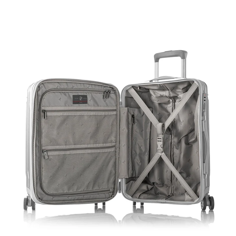Heys Xtrak - 4-Rollen-Kabinentrolley S 55 cm erw. (silber)