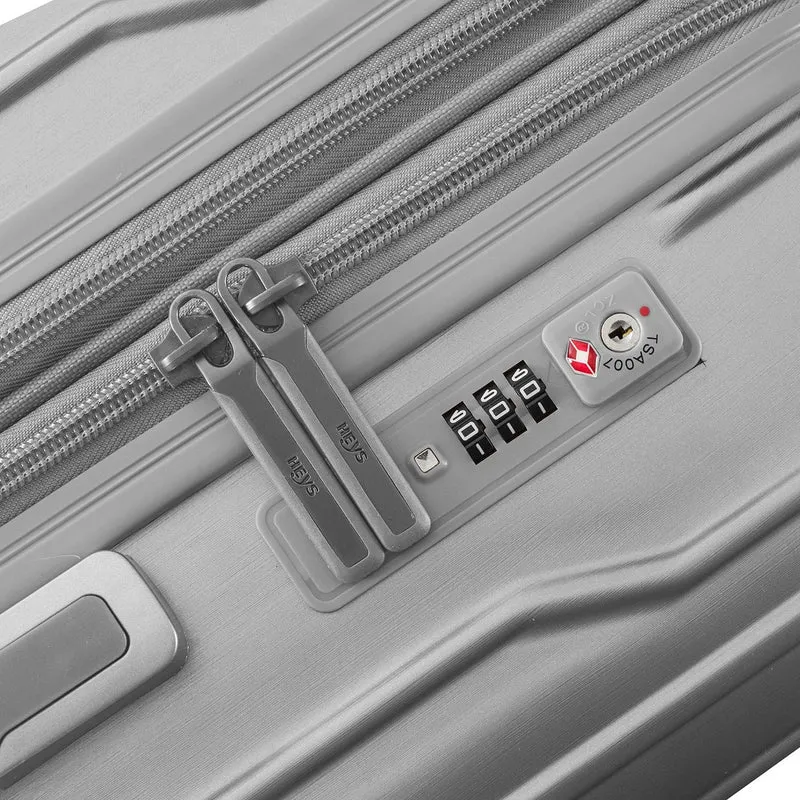 Heys Xtrak - 4-Rollen-Kabinentrolley S 55 cm erw. (silber)