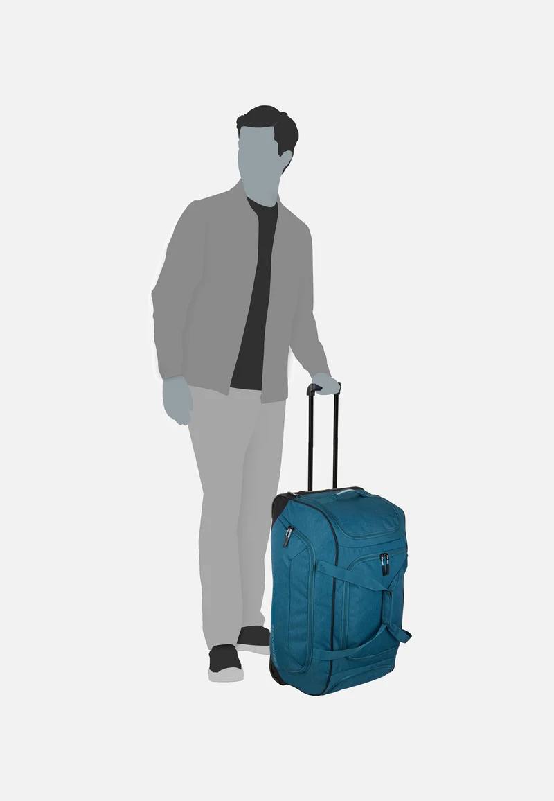 Kick Off XL Petrol - Reisetasche mit Rollen