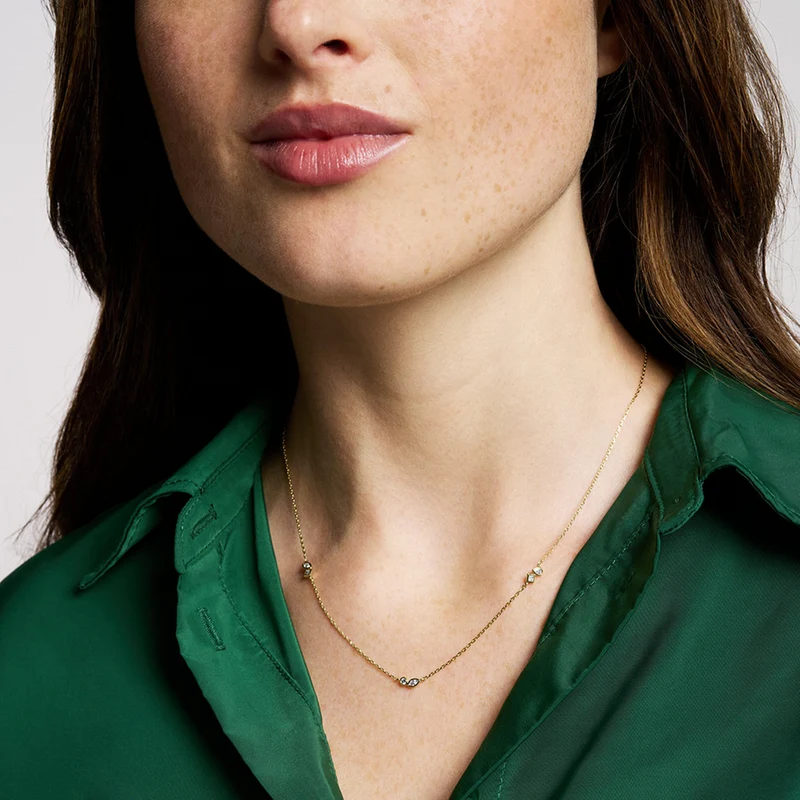 Fossil Ellis Brass Necklace JA7287710