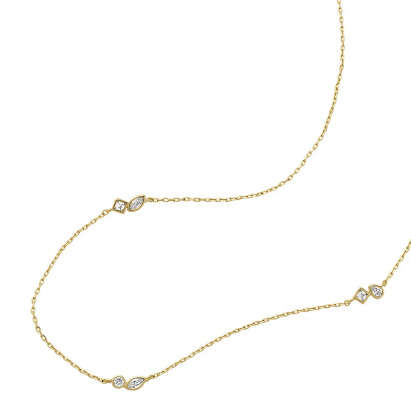 Fossil Ellis Brass Necklace JA7287710