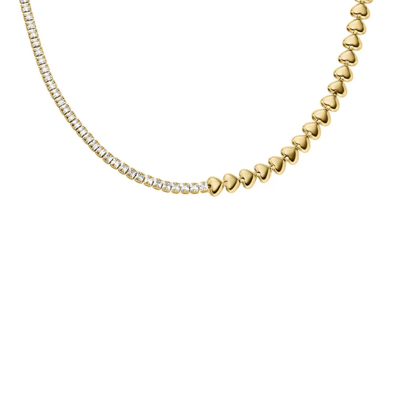 Fossil Sutton Brass Women's Necklace JA7302710