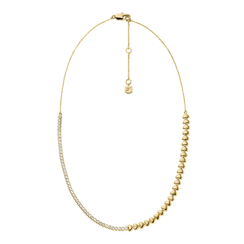 Fossil Sutton Brass Women's Necklace JA7302710