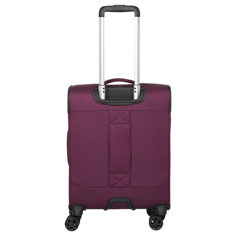 Travelite Cubis - 4-Rollen-Kabinentrolley 55 cm erw. (berry)