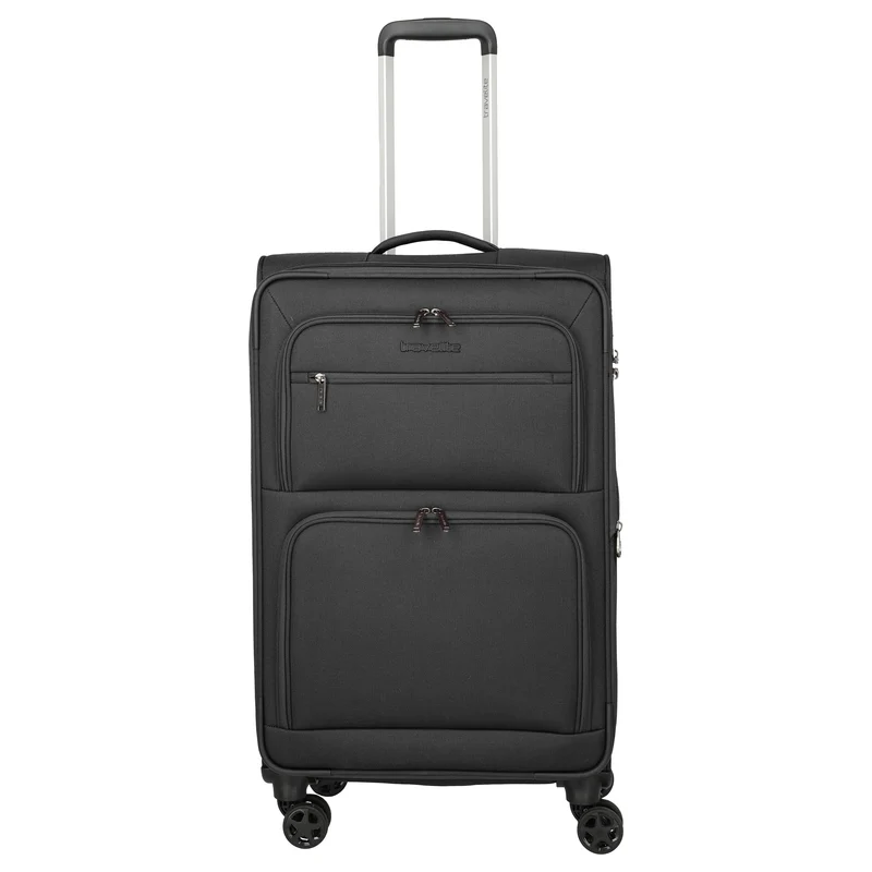Travelite Cubis - 4-Rollen-Trolley 72 cm erw. (anthracite)