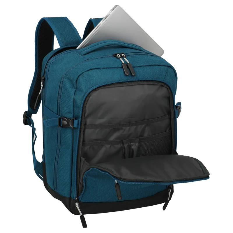 Travelite Kick Off - Kabinenrucksack 40 cm (petrol)
