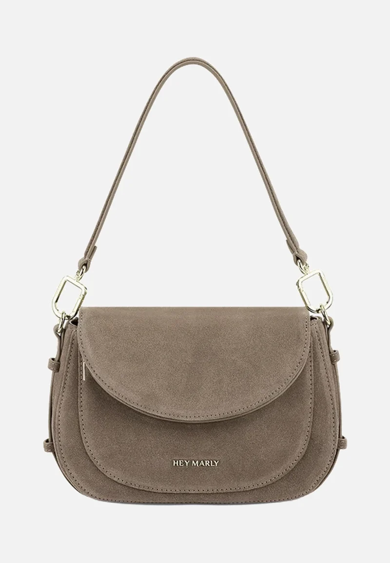 Big Sister Suede Mocha - Crossbody Bag