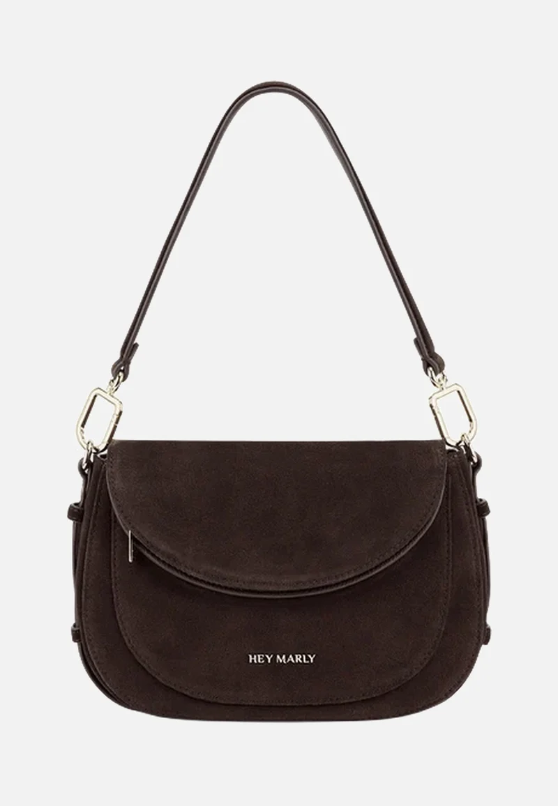 Big Sister Suede Coffee - Crossbody Bag
