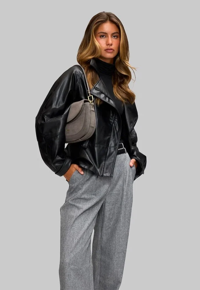 Big Sister Suede Grey - Crossbody Bag
