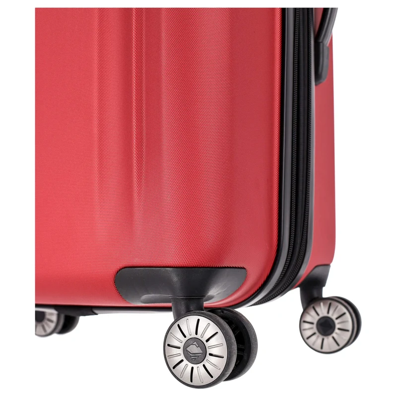 Travelite City - 4-Rollen-Trolley erw. L 77 cm (rot)