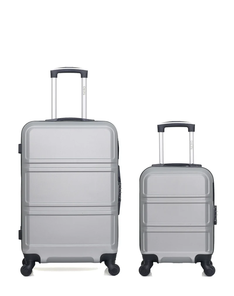 HERO – 2er-Pack: Mittelgroßer Koffer und Handgepäck XXS UTAH