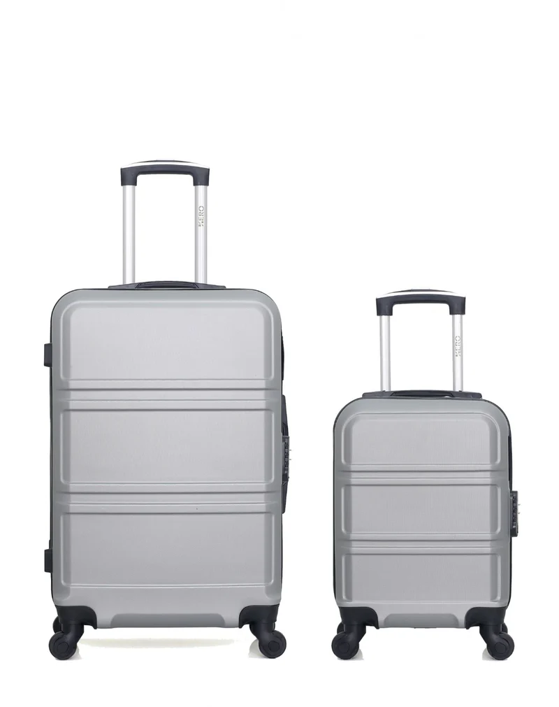HERO – 2er-Pack: Mittelgroßer Koffer und Handgepäck XXS UTAH