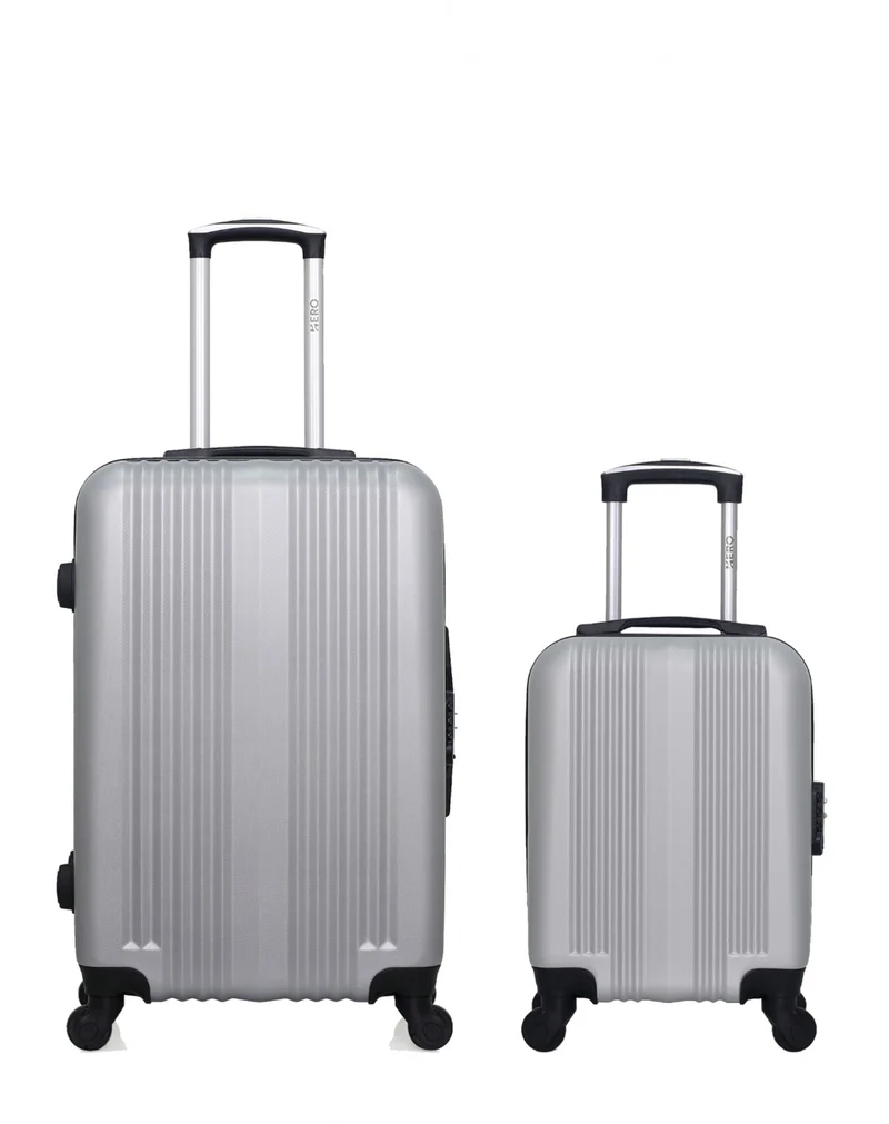 HERO – 2er-Pack: Mittelgroßer Koffer und Handgepäck XXS LIPARI