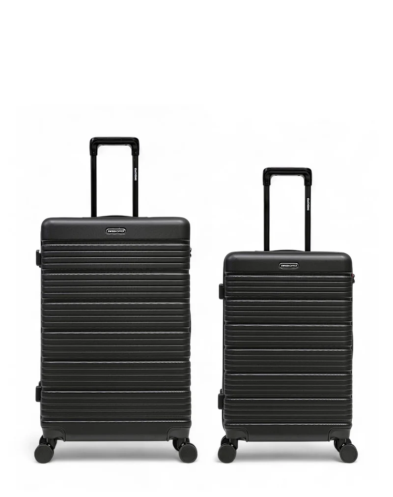 2er-Pack Hartschalenkoffer: Großer Koffer und mittelgroßer Koffer LUGANO