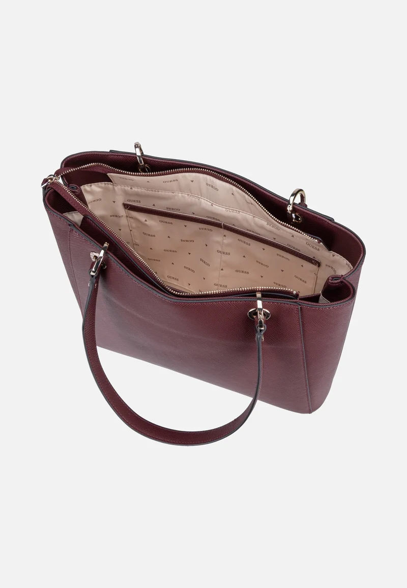 Noelle II Saffiano 72250 Burgundy - Shopper