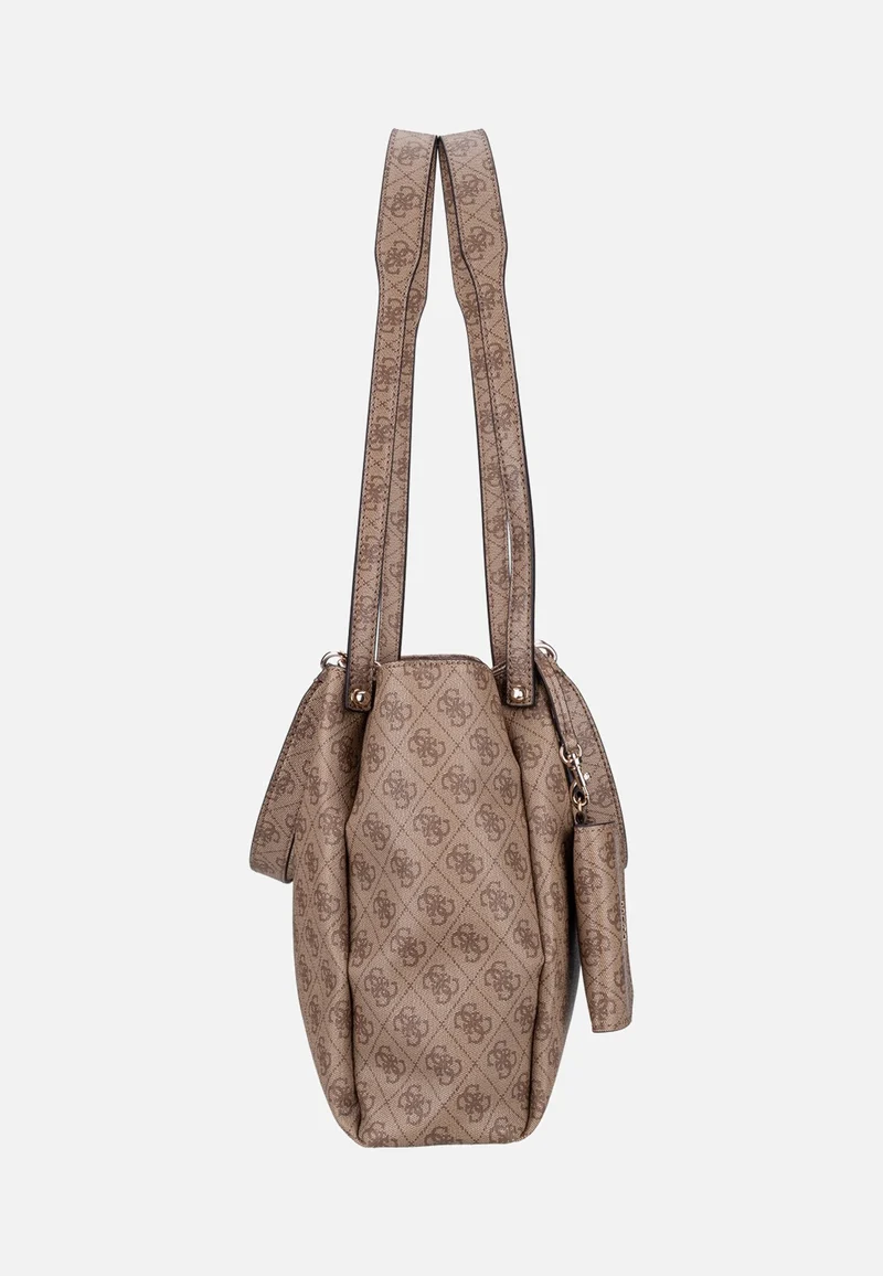 Lorella Logo Girlfriend 84230 Latte Logo - Tote Bag