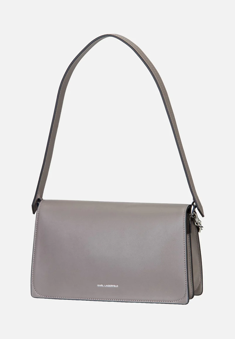 K/Signature Medium Flap Shb Ash Grey - Abendtasche