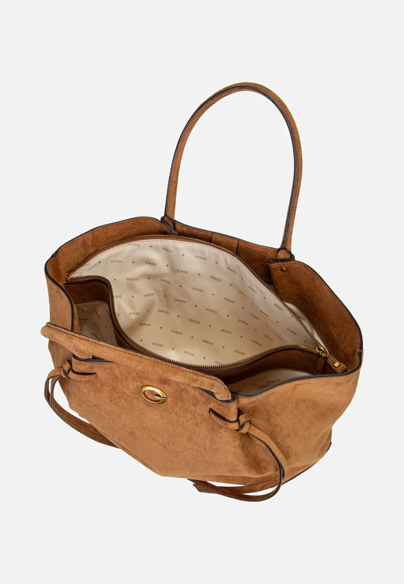 Allegra Girlfriend Suede 37230 Cognac - Tote Bag