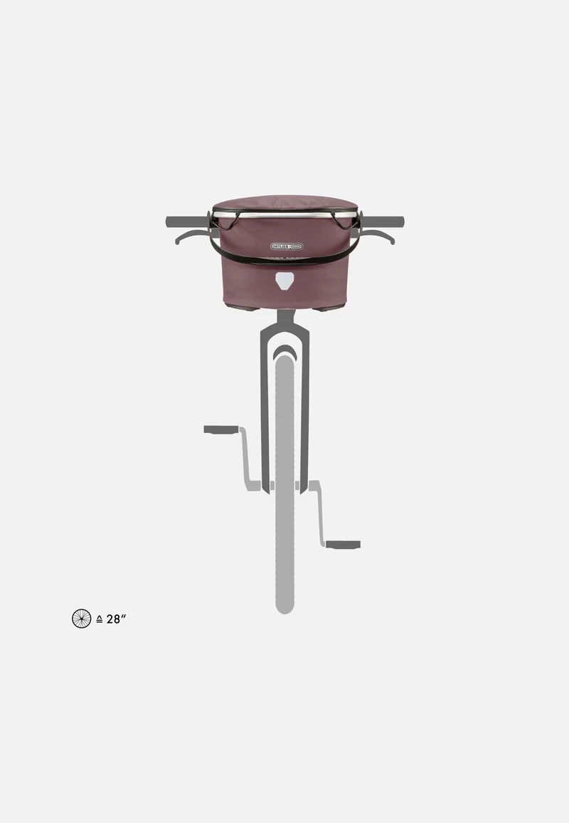 Up-Town Urban Ash Rose - Fahrradkorb
