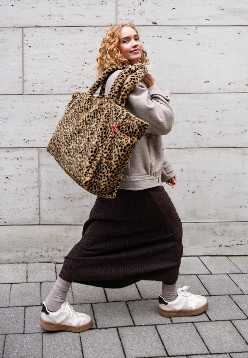 Softshopper Leo Fake Fur - Shopper