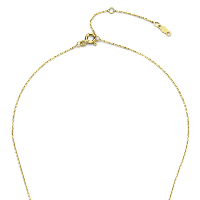Isabel Bernard De la Paix Celesse 14 Karat | Gold Halskette | Diamant 0.07 Karat | IBD350002