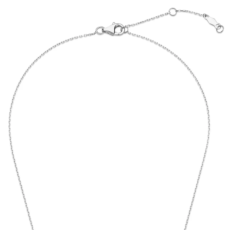 Isabel Bernard De la Paix Maxime 14 Karat Weißgoldkette mit Diamant 0.13 ct IBD350023