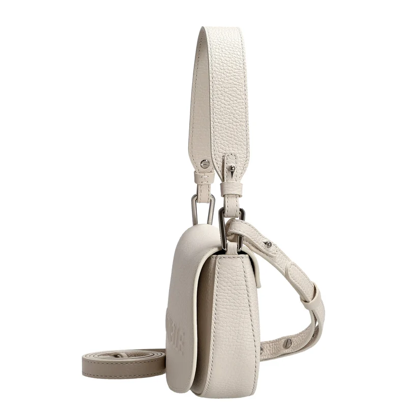 Coccinelle Myrtha Maxi Log - Schultertasche 24 cm (white)