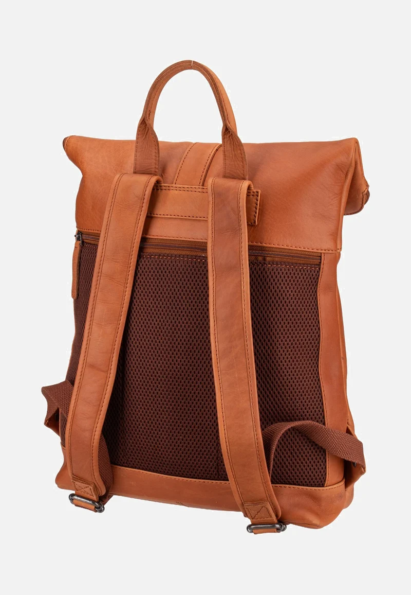 Larsson 0338 Cognac - Rolltop Rucksack