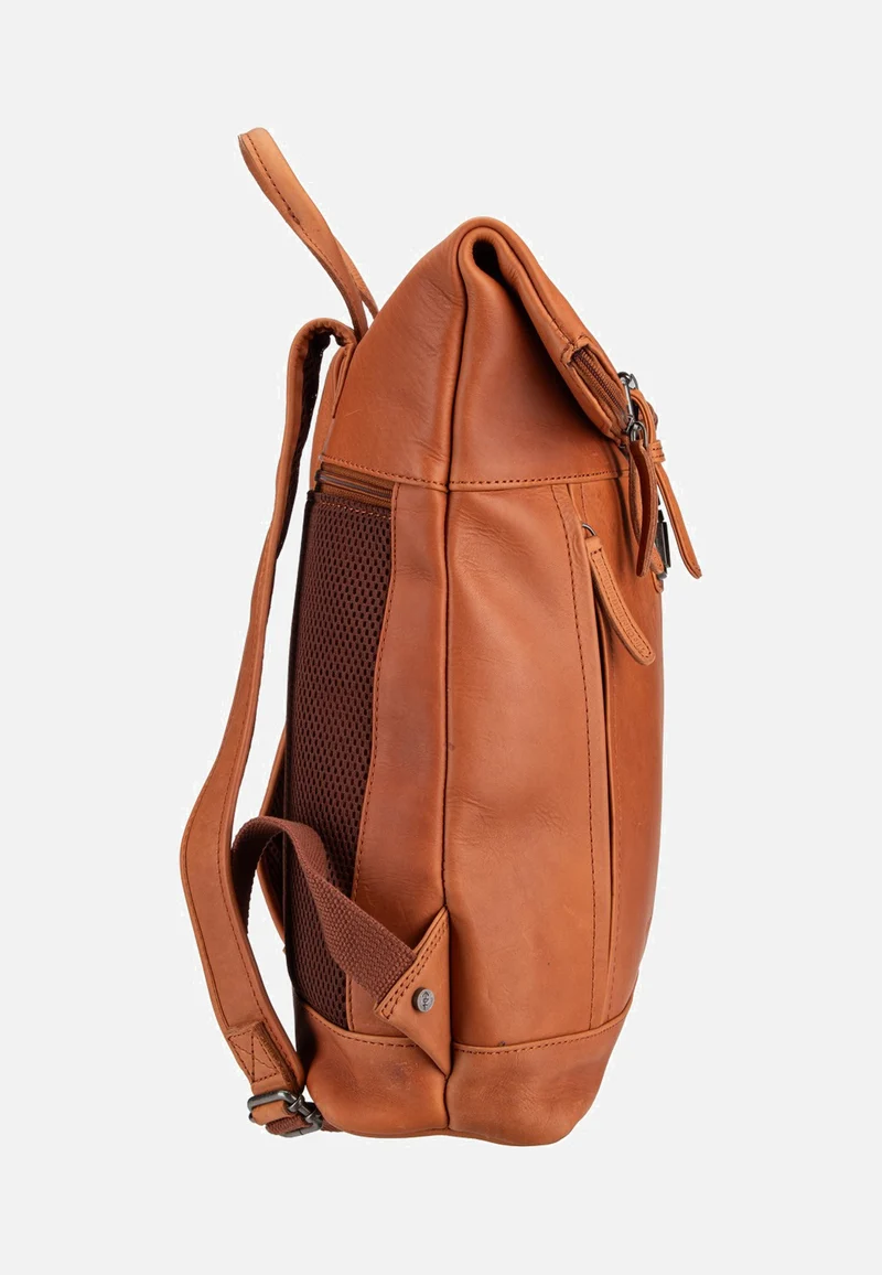 Larsson 0338 Cognac - Rolltop Rucksack