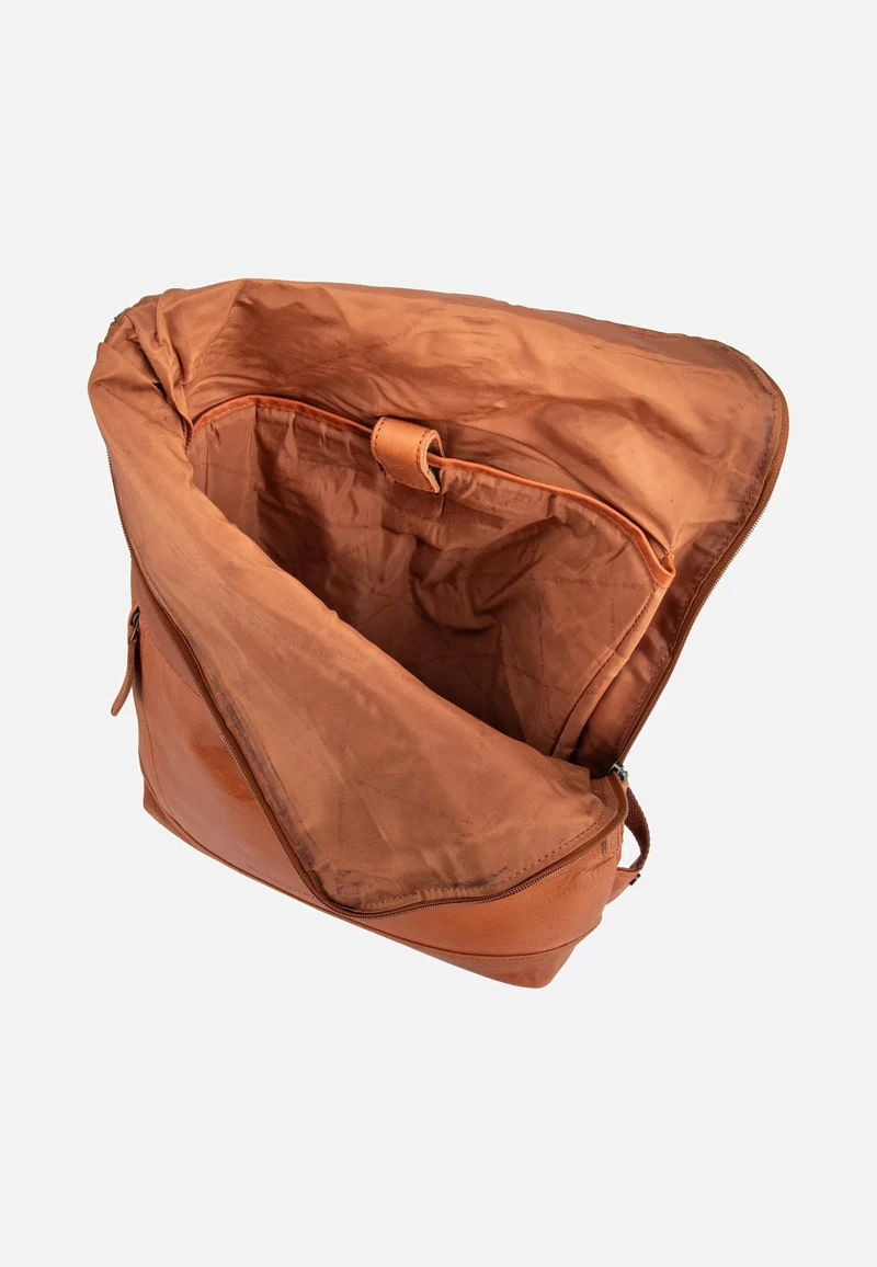 Larsson 0338 Cognac - Rolltop Rucksack