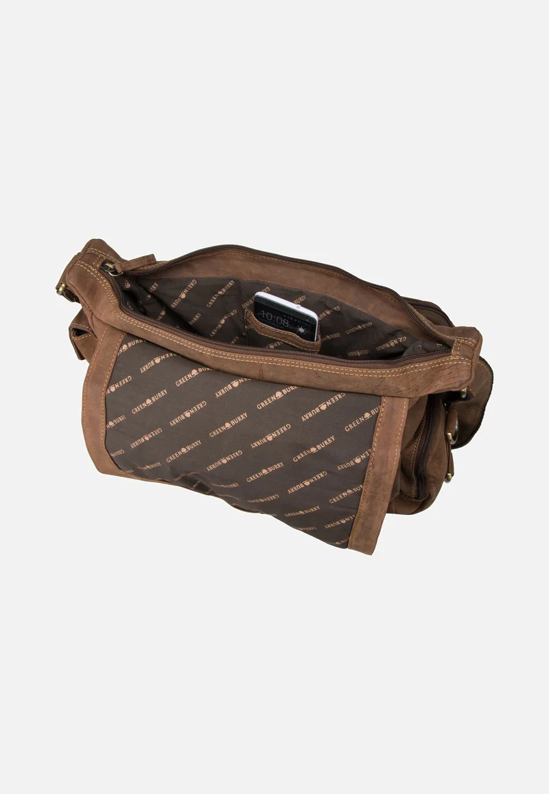 Vintage New Hunting Bag II Sattelbraun - Crossbody Bag