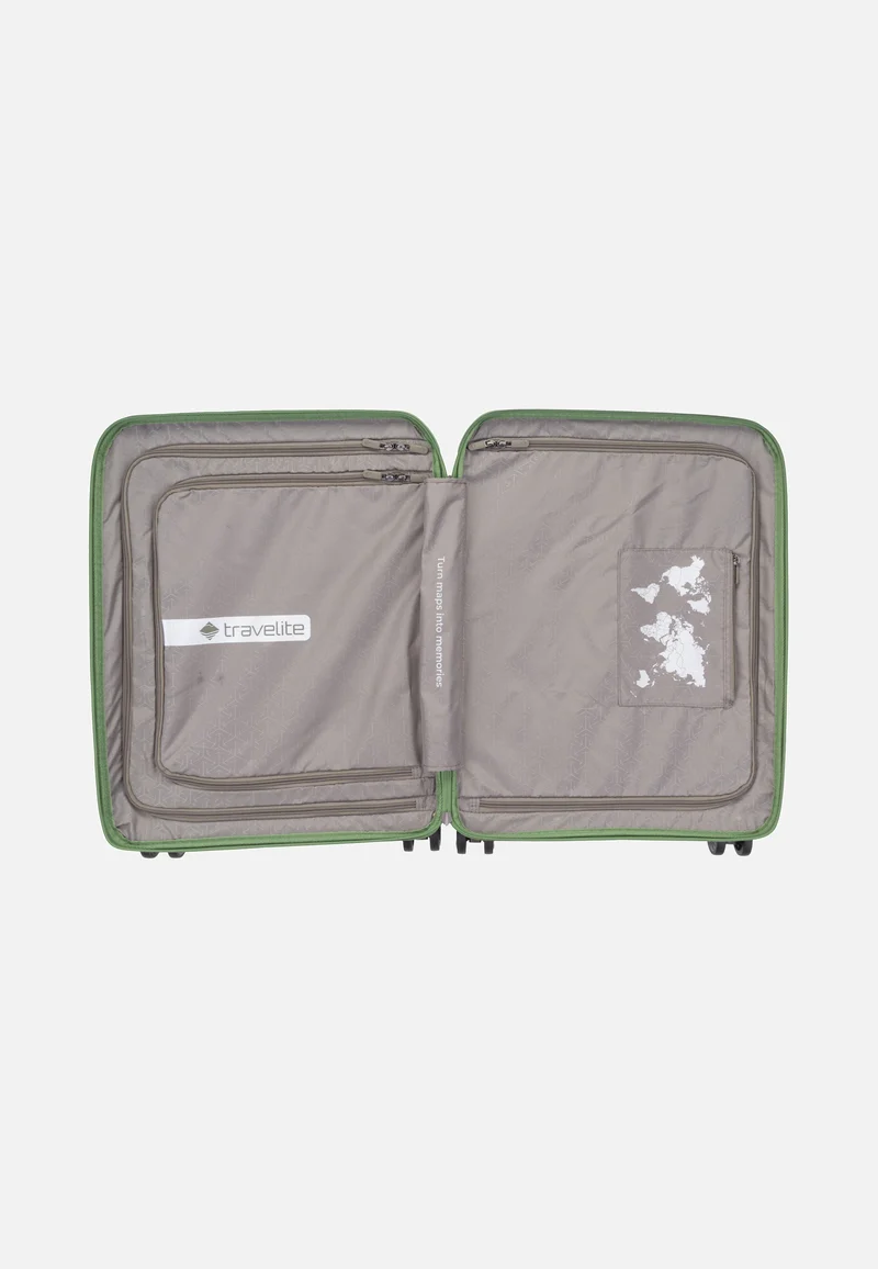 Mooby 4w Trolley S Front Pocket Grün - Koffer