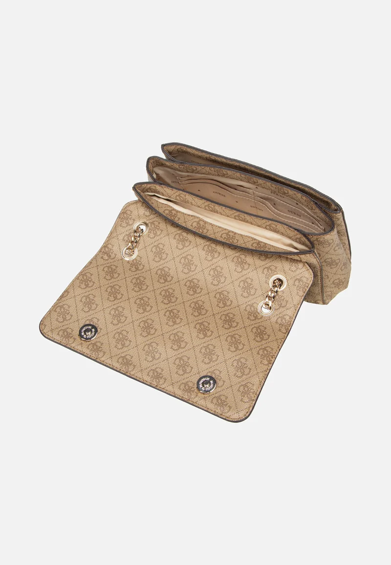Noelle II Conv XBody Flap 72210 Latte Logo/Brown - Umhängetasche