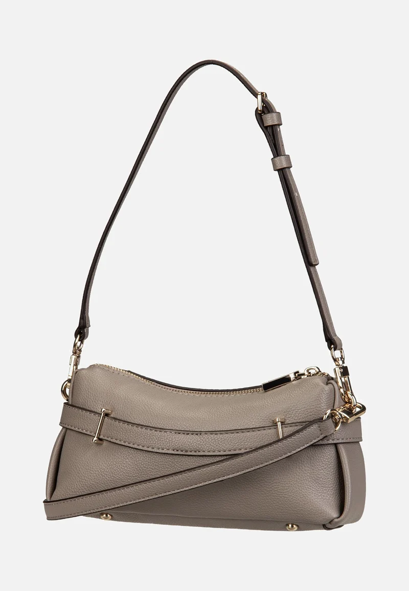 Yesba Mini Top Zip Dark Taupe - Umhängetasche