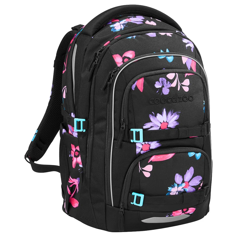 Coocazoo Porter - Schulrucksack 44 cm (Floral Artnight)